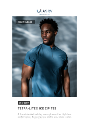 ASRV - NEW RELEASE: BLADE COLLAR ZIP TEE