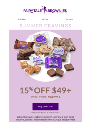 Fairytale Brownies - ☀️ Sweet Summer Savings ☀️