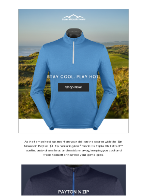 Sun Mountain Sports - Gear designed to keep you cool