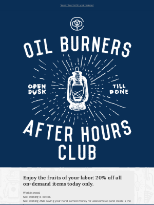 Cotton Bureau - Flash Sale: Blood, sweat, and tees