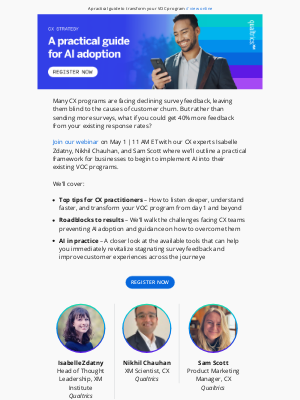 Qualtrics - Act on insight, not instinct