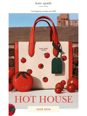 Kate Spade (UK) - New styles, fresh off the vine 🍅