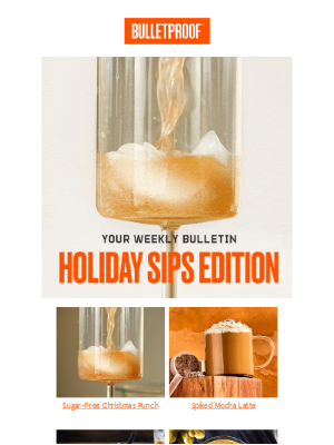 WEEKLY BULLETIN: Holiday Sips