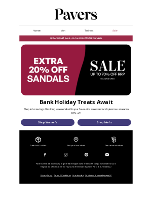 Pavers Shoes (United Kingdom) - EXTRA 20% OFF SALE SANDALS 🌞