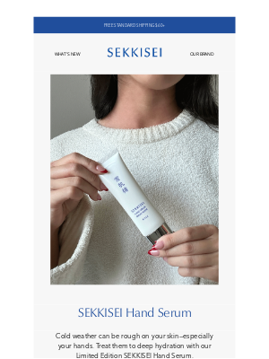 Sekkisei-usa - Beautiful, Hydrate Your Hands This Winter ✨👐