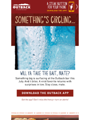 Outback Steakhouse - Mark Your Calendars! 🌊 This One’s Gonna Make a Splash…