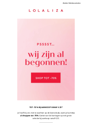 Lola Liza (Belgium) - Pssst… wij zijn al begonnen... 🤫