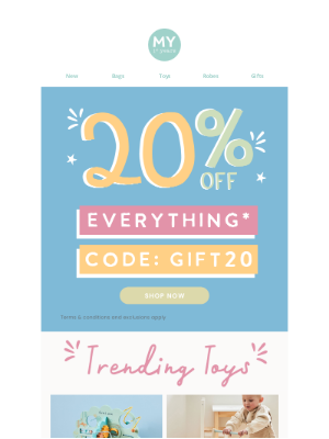 My 1st Years (United Kingdom) - Still going! 20% off everything 🍒