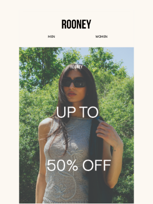 Rooney Shop - ADDITIONAL MARKDOWNS ADDED TO SS25 SALE