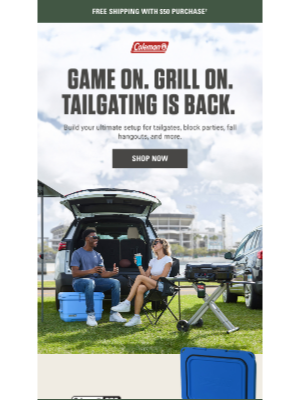 Coleman Company - MVP of the pregame: Tailgating season is here 🏈