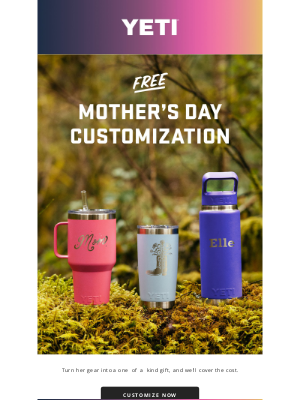 YETI - Free Customization For Mom