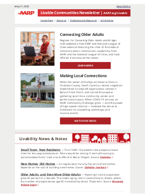 AARP - Register for a Webinar with AARP, the FCC and NLC