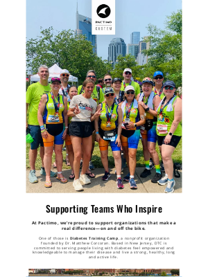 Pactimo - Supporting Teams Who Inspire