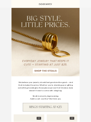 Dogeared - Your Next Favorite Piece? Under $30.