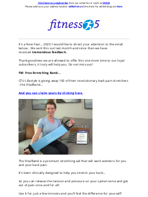 Perfect Keto - RE: your free stretching band