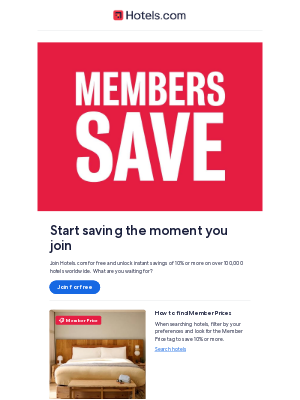 Hotels - Instant savings you don't want to miss