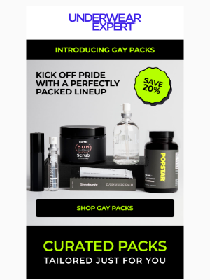 The Underwear Expert, Inc. - Introducing: Gay Packs
