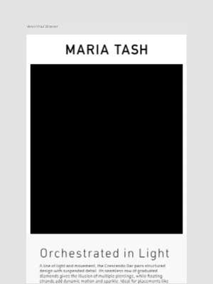 Venus by Maria Tash - Orchestrated in Diamonds