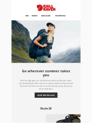 Fjällräven - Bestsellers to keep summer going strong
