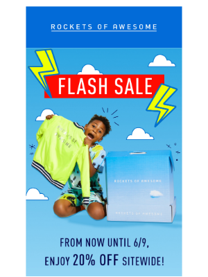 ROCKETS OF AWESOME - Did someone say flash sale?! ⚡️