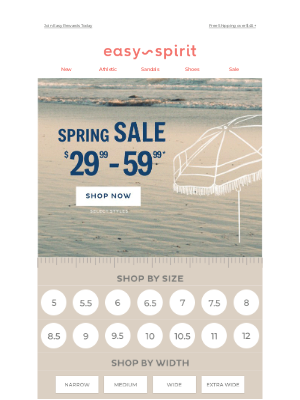 Easy Spirits - $29.99 Picks in Your Width