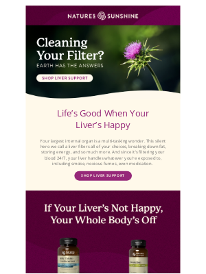 Nature's Sunshine - Your Liver Needs Some Love 💚