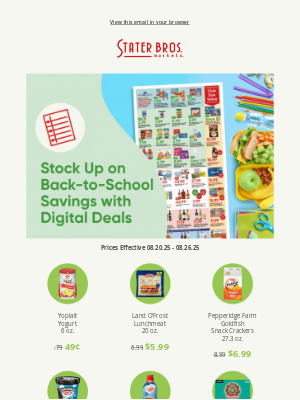 Stater Bros. - Stock Up on Digital Deals 🛒💲
