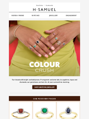 H.Samuel(United Kingdom) - Your bold summer essentials