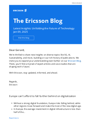 Ericsson - Your latest update from the Ericsson Blog