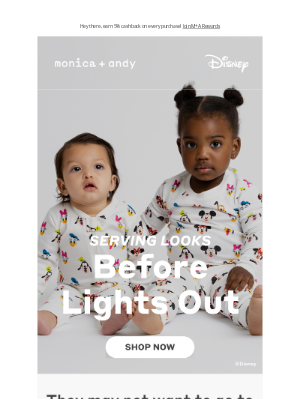 Monica + Andy - Disney Mickey & Friends Just Tucked Them In