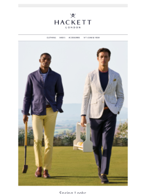 Hackett London - Spring Occasions