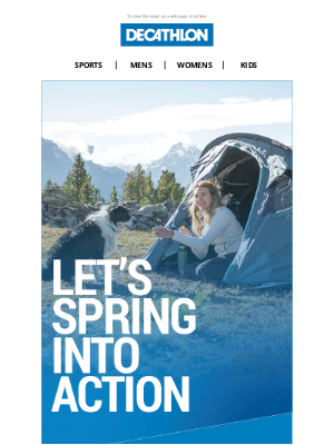 Decathlon (UK) - Let's spring into action