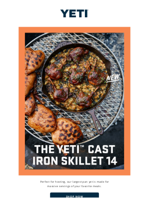 YETI - Meet The All-New YETI™ Cast Iron Skillet 14