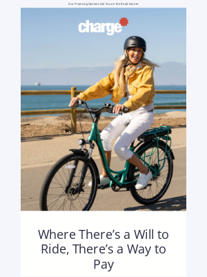 Charge E-Bikes - Ride Now, Pay Later with Affirm