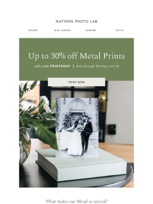 Nations Photo Lab - Why choose Metal?
