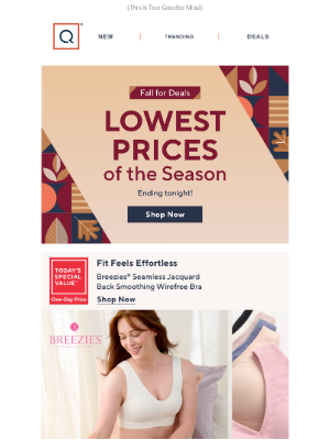 QVC - Ending! Lowest Prices of the Season
