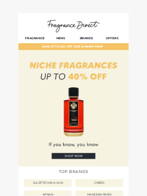 Fragrance Direct(United Kingdom) - Up to 40% Off Niche Fragrances