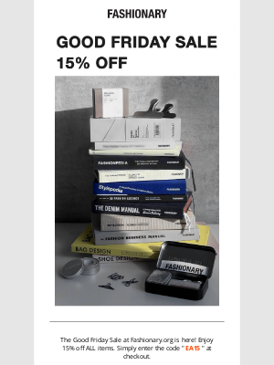 Fashionary - 15% GOOD FRIDAY SALE