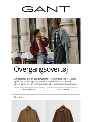 Gant (Denmark) - Bløde overgange