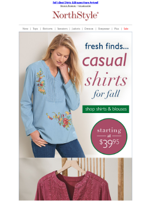 NorthStyle - 🍃 Soft Tops for Crisp Fall Days
