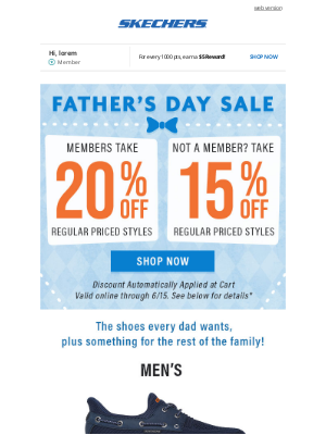 SKECHERS - Dad-Approved Deals