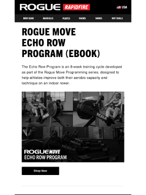 Rogue Fitness - Just Launched: Rogue Move - Echo Row Program (eBook)