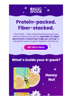 Magic Spoon - 📦 Meet the Protein + Fiber Cereal