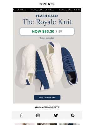 Greats - 30% Off Royale Knit