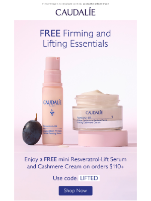 Caudalie - Free Mini Resveratrol-Lift Duo