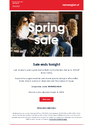 ⏱️ Sale ends tonight at 23:59!