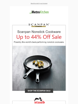 MetroKitchen - Up to 44% Off Scanpan Nonstick Cookware!