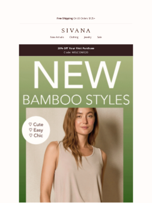 Sivana - IT'S HERE: Bamboo Softness 💚