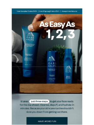 Oars + Alps - Skincare Made Easy