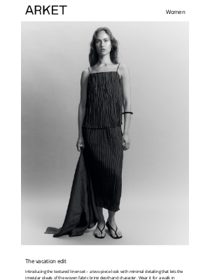 ARKET - The textured linen set